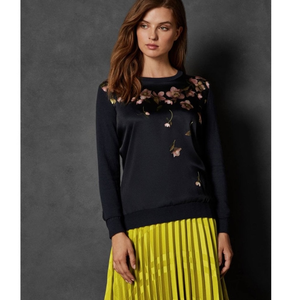 Ted Baker SOWFIEE Arboretum Woven Cotton Jumper